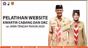 Pelatihan Website Kwartir Cabang dan DKC se Jawa Tengah