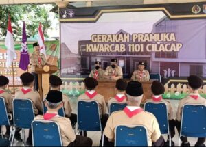 Kontingen Perkemahan Sako Sekawan Persada Nusantara Tingkat Nasional 2022 resmi dilepas oleh Kwartir Cabang Cilacap