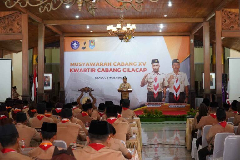 Musyawarah Cabang (MUSCAB) XV resmi dibuka oleh Pj. Bupati selaku ketua Mabicab Gerakan Pramuka